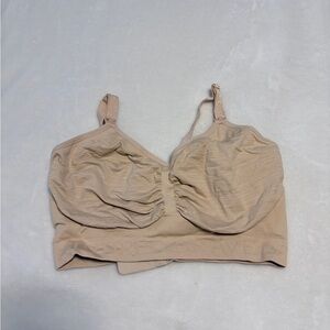 Kindred Bravely Beige Sublime Hands-free Pumping and Nursing Bra
